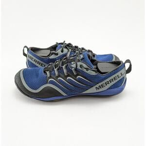 Men Merrell Barefoot Vibram Trail Glove Olympia Blue Running Shoe J85523 Size 10
